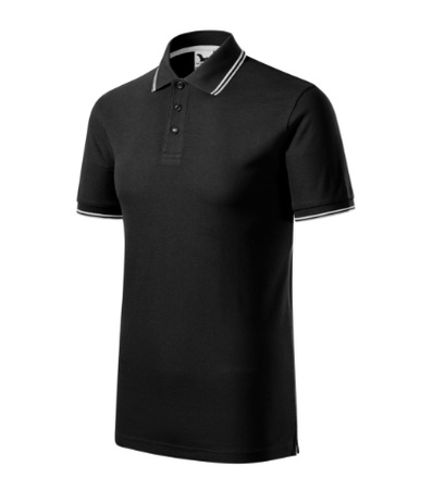 Męskie polo STYLOWE Malfini Focus regular 180 g/m² męska polówka 65 % bawełna KONTRASTOWA