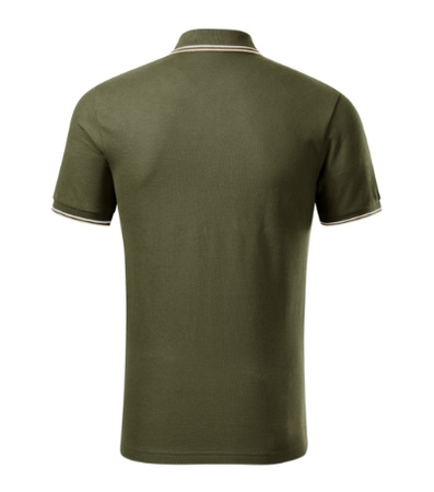 Męskie polo STYLOWE Malfini Focus regular 180 g/m² męska polówka 65 % bawełna KONTRASTOWA