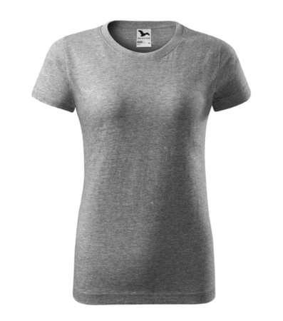 Koszulka damska 160 g/m² Basic 134 Malfini – 85 % bawełna, klasyczny T‑shirt