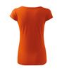 Dopasowana Koszulka Damska T-shirt bawełniana PURE 122 Pomarańczowa