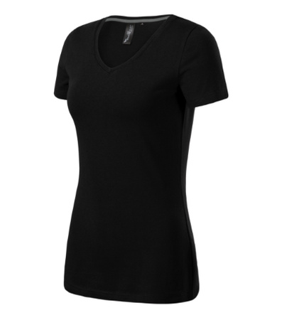 Damska koszulka V-neck, która podkreśla sylwetkę