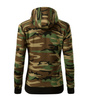Bluza CAMO ZIPPER dla kobiet, z miękkiej mieszanki bawełny i poliestru