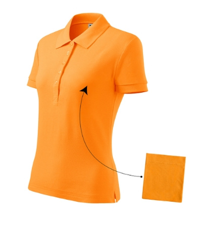 KOSZULKA DAMSKA POLO COTTON PIQUE damska T-SHIRT BAWEŁNA