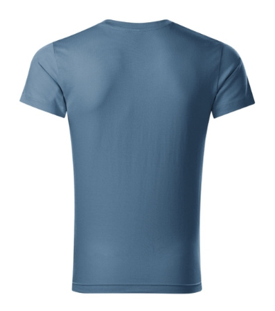 Koszulka męska dopasowana 180 g/m² 100% bawełna slim-fit Malfini V-neck 146 serek elegancka 