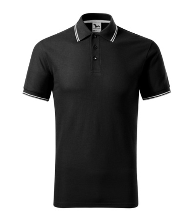 Męskie polo STYLOWE Malfini Focus regular 180 g/m² męska polówka 65 % bawełna KONTRASTOWA