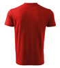 Koszulka Męska Czerwona w serek Malfini V-Neck 102 regular 100 % bawełna 