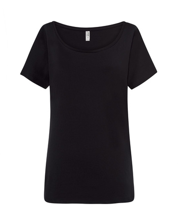 Damski T-shirt Trinidad od JHK: Rozszerzane Rękawy i Komfort na Lato