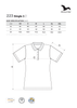 KOSZULKA POLO DAMSKA SINGLE J. T-SHIRT DAMSKI MALFINI CIEMNOSZARY 223