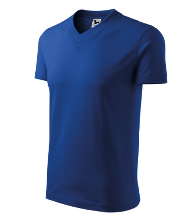 Koszulka Męska Chabrowa w serek Malfini V-Neck 102 regular 100 % bawełna 