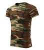 Wojskowa Koszulka Męska Bawełniana kamuflaż CAMOUFLAGE BROWN
