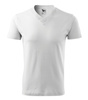 Koszulka Męska Biała w serek Malfini V-Neck 102 regular 100 % bawełna 