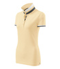 Koszulka Pique Polo damska polówka COLLAR UP 100% bawełna żółta
