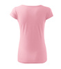 Dopasowana Koszulka Damska T-shirt bawełniana PURE 122 Różowa