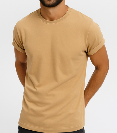 Koszulka męska BASIC 129 160 g/m² 100% bawełna T-shirt lekki przewiewny 