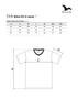 Koszulka męska dopasowana 180 g/m² 100% bawełna slim-fit Malfini V-neck 146 serek elegancka 