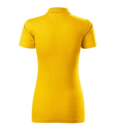 KOSZULKA POLO DAMSKA SINGLE J. T-SHIRT DAMSKI MALFINI ŻÓŁTY 223