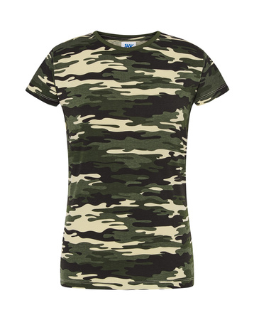 Damski T-shirt Dopasowany Krój TSRL Podwójne Szwy dla Większej Trwałości