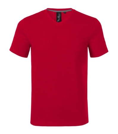 Koszulka męska slim-fit w serek Malfini PREMIUM 180 g/m² Action V-neck 700 dopasowana 95 % bawełna