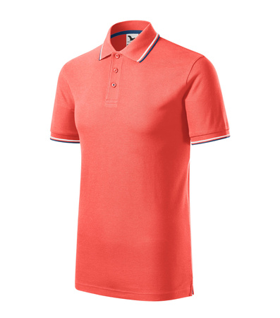 Męskie polo STYLOWE Malfini Focus regular 180 g/m² męska polówka 65 % bawełna KONTRASTOWA