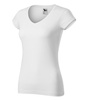 Koszulka damska gładka 180 g/m² Malfini Fit V-neck 162 slim z dekoltem w serek 100 % bawełna 