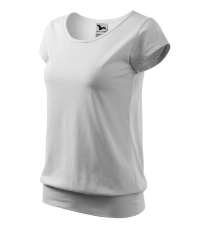 Koszulka Damska z Krótkimi Rękawami Luźna Bawełna Single Jersey CITY od Malfini