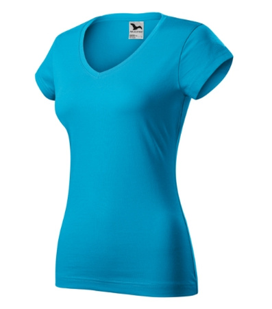 Elegancka Koszulka Damska FIT V-NECK MALFINI w Kształcie V