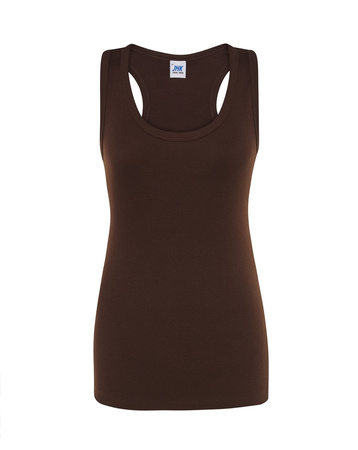 Koszulka damska bez rękawów Aruba TSUL ARB 200 g/m² 100 % bawełny slim gładka
