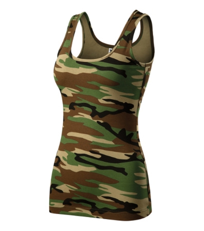 Bokserka damska slim fit top damski camo 95 % bawełny 180 g/m² – Malfini Camo Triumph C36
