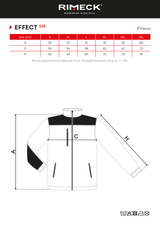 POLAR EFFECT IZOLUJĄCY MATERIAŁ BLUZA POLAROWA MALFINI ZIELONY