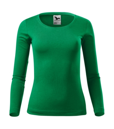 Malfini Damska Bluzka z Długim Rękawem Fit‑T LS Malfini  180g/m² miękka bawełna stretch comfort 