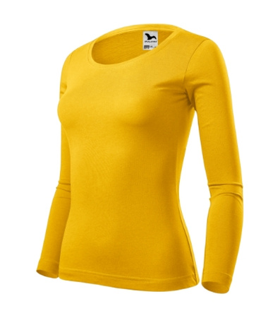 Malfini Damska Bluzka z Długim Rękawem Fit‑T LS Malfini  180g/m² miękka bawełna stretch comfort 