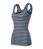 Top Damski Sailor  MARYNARSKI w paski 95 % bawełna 180 g/m², Malfini, dopasowany i elastyczny