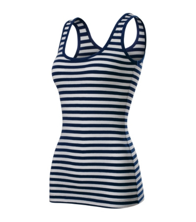 Top Damski Sailor  MARYNARSKI w paski 95 % bawełna 180 g/m², Malfini, dopasowany i elastyczny