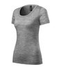 Damska Koszulka WEŁNA MERYNOSOWA MERINO RISE Slim-Fit Szara
