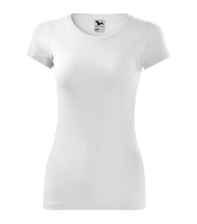 Koszulka Damska Slim-Fit Glance by Malfini 180 g/m² Okrągły Dekolt, elastyczna BAWEŁNA