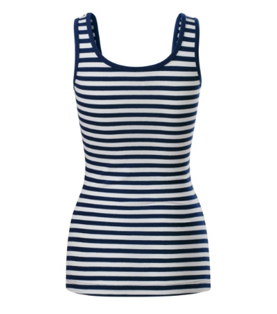 Top Damski Sailor  MARYNARSKI w paski 95 % bawełna 180 g/m², Malfini, dopasowany i elastyczny