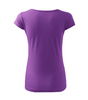 Dopasowana Koszulka Damska T-shirt bawełniana PURE 122 Fioletowa