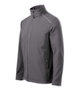 Kurtka Męska 3-warstwowa Membrana TPU Valley softshell stalowy