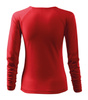 Bluzka damska Elegance Malfini – Długi Rękaw, Dekolt V w serek, BAWEŁNA + ELASTAN, slim‑fit 