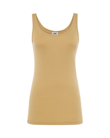 Top damski JHK Victoria TSUL VCTR  – 100 % bawełna 160 g/m², cienkie ramiączka 
