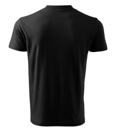 Koszulka Męska Czarna w serek Malfini V-Neck 102 regular 100 % bawełna 