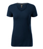 Damska koszulka V-neck, która podkreśla sylwetkę