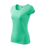 Dopasowana Koszulka Damska T-shirt bawełniana PURE 122 Miętowa