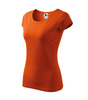 Dopasowana Koszulka Damska T-shirt bawełniana PURE 122 Pomarańczowa