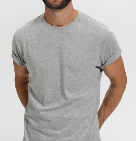 Koszulka męska BASIC 129 160 g/m² 85% bawełna T-shirt lekki przewiewny 