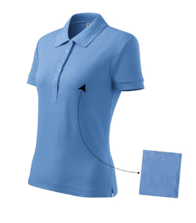 POLO KOSZULKA DAMSKA PIQUE COTTON T-SHIRT BAWEŁNIANA KOLORY