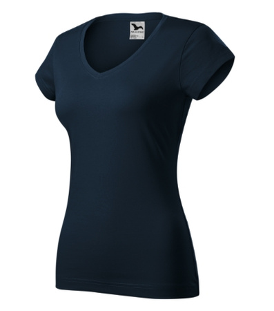 Elegancka Koszulka Damska FIT V-NECK MALFINI w Kształcie V