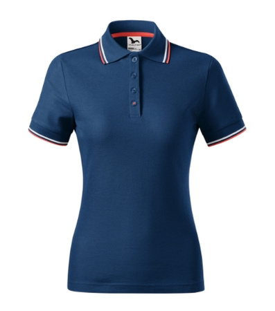 Damska Koszulka Polo Bawełna FOCUS MALFINI 180 g/m²  Kontrastowa