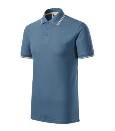 Męskie polo STYLOWE Malfini Focus regular 180 g/m² męska polówka 65 % bawełna KONTRASTOWA