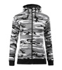 Bluza CAMO ZIPPER dla kobiet, z miękkiej mieszanki bawełny i poliestru